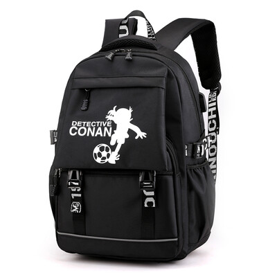 

Chaozhou noctilucent students schoolbag charging backpack reflective double-shoulder bag Korean middle school students high-c