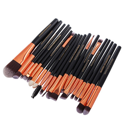 

Gobestart 20Pc Makeup Brushes Set Powder Foundation Eyeshadow Eyeliner Lip Cosmetic Brush