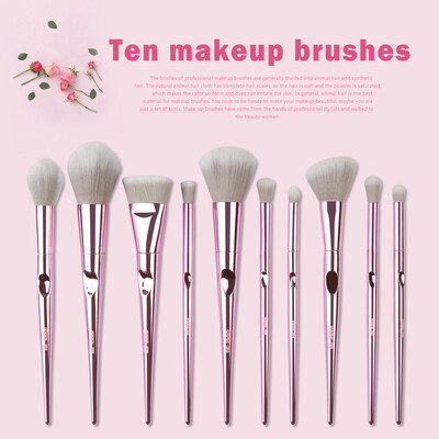 

〖Follure〗10pcs Cosmetic Makeup Brush Blusher Eye Shadow Brushes