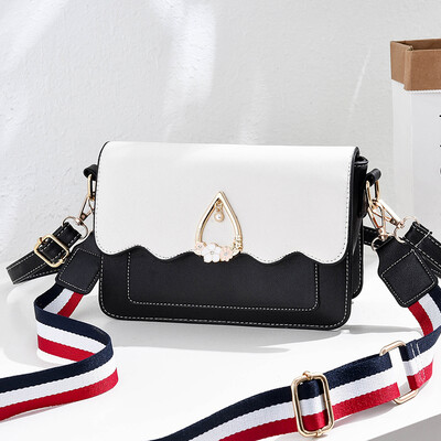 

Shangxin Female Trendy Korean Fashion Broadband Single Shoulder Bag Baitao Slant Bag Girl Square Bag