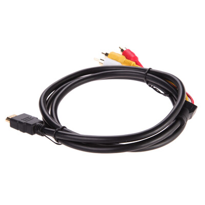

15m HDMI To 3-RCA Video Audio AV Component Converter Adapter Cable