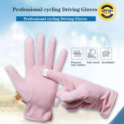 

UK Women Ladies Sun UV Protection Outdoor Solid Anti-slip Driving Gloves Gift
