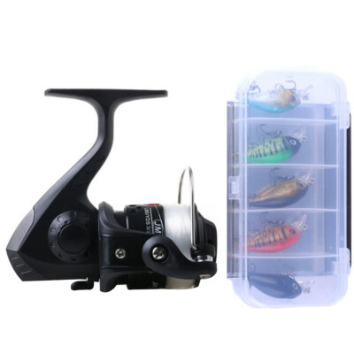 

1 Set 521 Fishing Reel Artificial Bait Metal Wheel With Line Portable Outdoor Fishing Accessories Top Sale