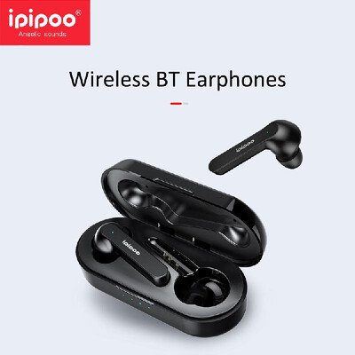 

ipipoo TP-2 Wireless Earphone TWS BT50 In-Ear Noise Reduction Strong Bass Headphones with Charging Cabin IPX4 Waterproof Music Fa