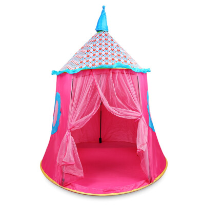 

Foldable Princess Castle Kids Play Tent Indoor Outdoor Use