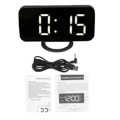 

Greensen Multi-functional Digital Alarm Clock Snooze Timing Function Lightness Adjustable LED Clock Alarm Clock LED Alarm Clock