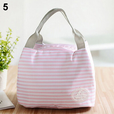 

Portable Thermal Insulated Lunch Container Box Storage Bag Picnic Totes Pouch