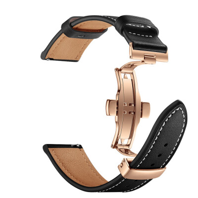 

〖Follure〗Butterfly buckle Leather Wrist Watch Strap Band For AMAZFIT 22S 22MM