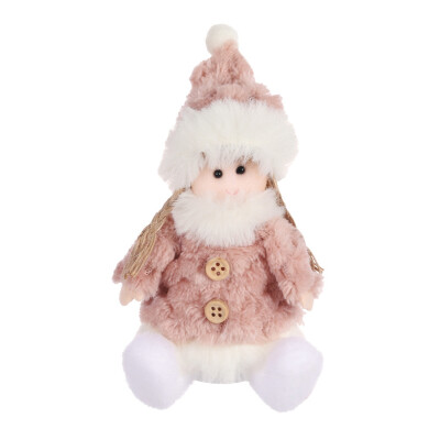 

Siaonvr Christmas Ornaments Santa Claus Snowman Reindeers Toy Doll Hang Decoration Gift