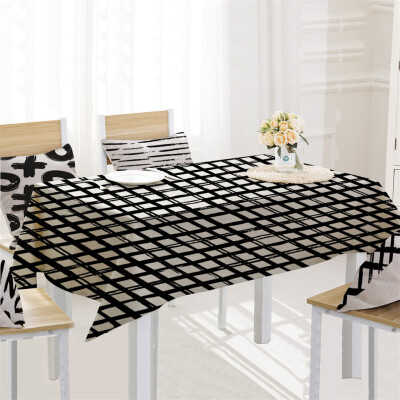 

Toponeto Simple Table Cloth Linen Tablecloth For Kitchen Decorative Dining Table Cover