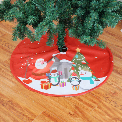 

Siaonvr Long hair Non-woven Christmas Tree Skirt Ornament 35inch Diameter Christmas