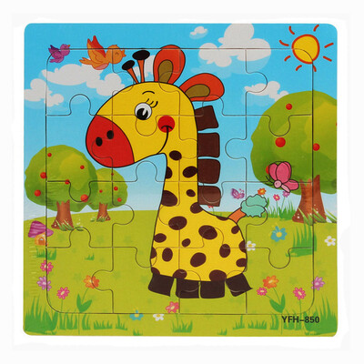 

Tailored Wooden Puzzle Educational Developmental Baby Kids Training Toy Christmas Gift