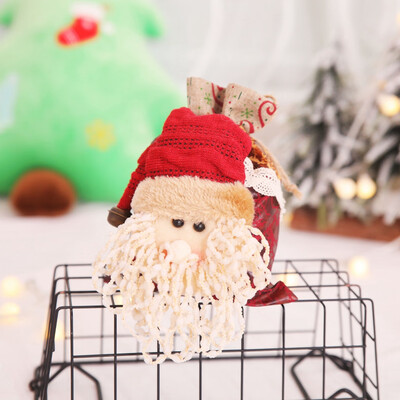 

Siaonvr Creative Child Santa Snowman Gift Bag Cartoon Bunch Apple Bag