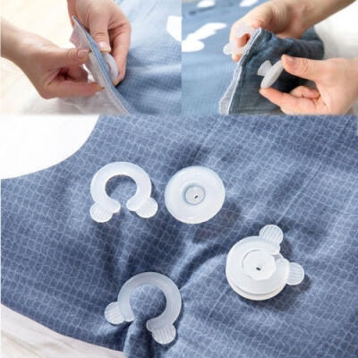 

4X Comforter Grippers Bed Duvet Donuts Holders Bed Sheets Clips Holder Fastener