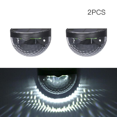 

2V 006W 6 LED Sensitive Light Control Solar Power Energy Wall Mount Lamp 2 Pack IP65 Water Resistance Built-in 100mAh Rechargeabl