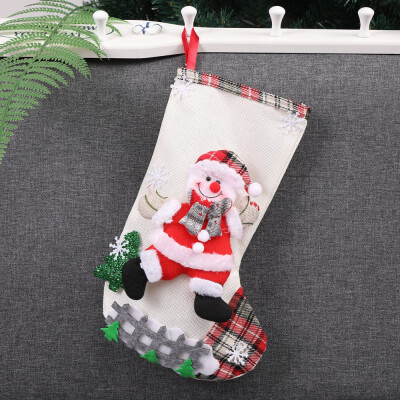 

Tailored Christmas Xmas Tree Hanging Party Tree Decor Santa Stocking Sock Gift Candy Bags