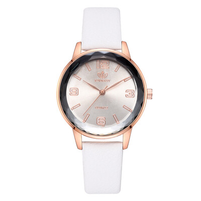 

Alloy watch fashion lady business meeting quartz watch simple belt student watch
