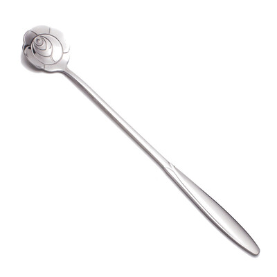 

Gold-Plated Cutlery Long Handle Flower Spoon Stainless Steel Flower Spoon Coffee Spoon