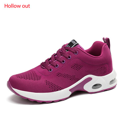 

Fashion Women Lightweight Sneakers Air Cushion Ladies Trainers Basket Tenis Casual White Platform Sneakers Breathable Comfort