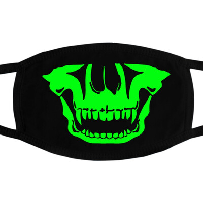 

Festival Skull Masks Skeleton PM25 Dustproof Skull Half Face Mask Multi Use Autumn Winter Luminous Accessories Mask For Adult