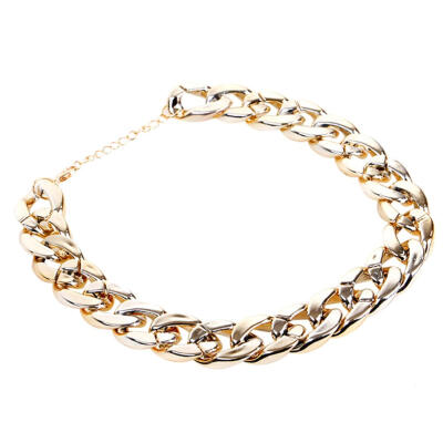 

Dog Choker Collar Fashion Gold Plated Necklace Walking Leash for Dogs Pets