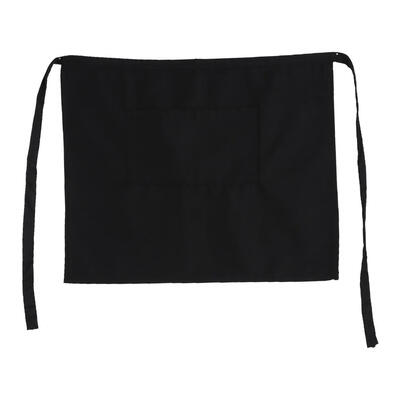 

Greensen Apron Black Half Waist Short Aprons With Pockets For Home Kitchen Pub Cafe Waiter Waitress Women Aprons Short Apron