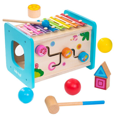 

Boby fun music intelligence box knocking childrens toys baby early education educational toys 7516