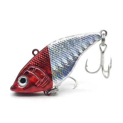 

Hard VIB Lures 5CM Fishing Bait Treble Hooks 3D Fishing Eyes Crankbait Vibe Sinking Lure Fishing Tackle