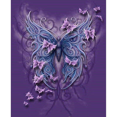 

5D DIY Full Drill Square Diamond Painting Butterfly Cross Stitch Embroidery