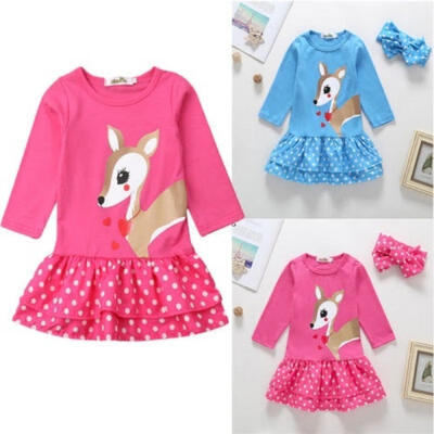 

Flower Girl Autumn Casual Dress Kids Baby Party Pageant Princess Dresses Clothes