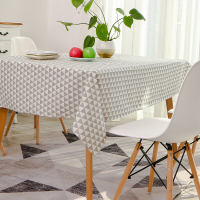 

Tablecloth Rectangle Table Cloth Cotton Linen Wrinkle Free Anti-Fading Tablecloths Washable Dust-Proof Table Cover for Dining Kit