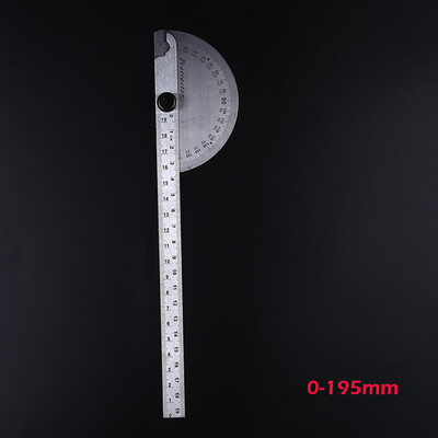 

〖Follure〗Stainless Steel 0-180° Protractor Angle Finder Arm Rotary Measuring Ruler Tool