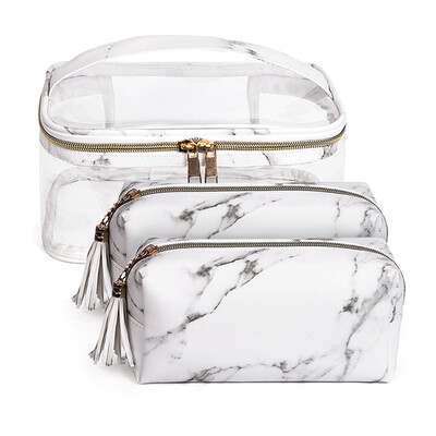 

Portable Makeup Cosmetic Bag Clear Storage Case Transparent Travel Pouch Waterproof Toiletry Organizer