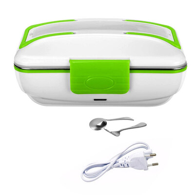 

Portable Electric Heated Food Warmer Heater Stainless Steel Inner Pot Lunch Box
