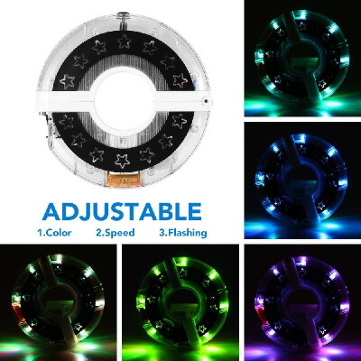 

Colorful LED Bicycle Wheels Hub Light Intelligent Bike Wheel Light Waterproof Safety Cycling Light Spoke Light