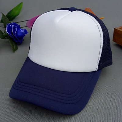 

Chic Unisex Women Men Adjustable Baseball Cap Summer Solid Color Plain Blank Mesh Sports Cap Visor Hat