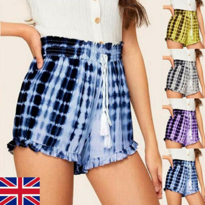 

UK Women High Waisted Fashion Shorts Summer Casual Stretch Hot Short Pants