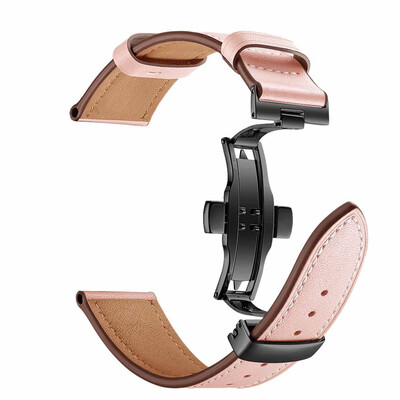 

〖Follure〗Butterfly buckle Leather Wrist Watch Strap Band For IWatch Apple Watch 42mm