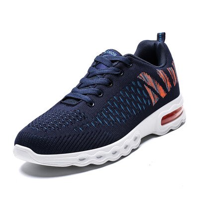 

Personality mens shoes fly woven air cushion MD bottom mens running shoes Yun