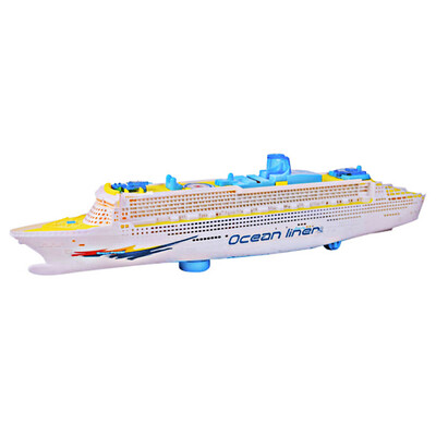 

Music Ship Model Flashing Sound Electric Cruises for Children Boat Toys