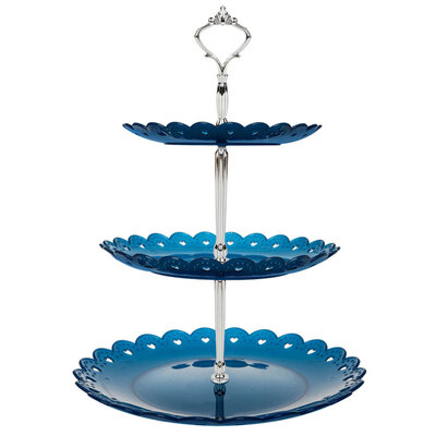 

Fine Cake Shelf Fruit Basket Holder Decorative Bowl Stand Three-Layer Fruit Plate Dried Fruit Plate Storage BaskeJINGZHE