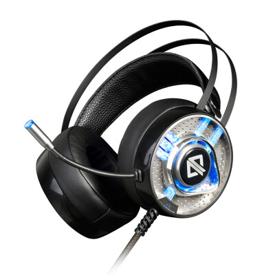 

AJAZZ AX360 35mm Stereo Gaming Headset On Ear Headphones with Flexible Microphone Noise Canceling Colorful LED Lights Volume Cont