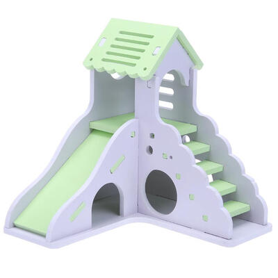 

Waterproof Removable Stairs Double Layer Deck Villa Hamster Sleeping Nest