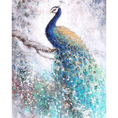 

5D DIY Full Drill Diamond Painting Peacock Cross Stitch Embroidery Mosaic