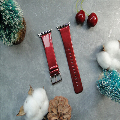 

〖Follure〗Pearlescent Paint Replacement Leather Band for Apple Watch Series 1234 38mm40mm