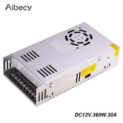 

Aibecy DC 12V 360W 30A Universal Regulated Switching Power Supply Compatible with CR-10CR-10S 3D Printer LED Strip Light Computer