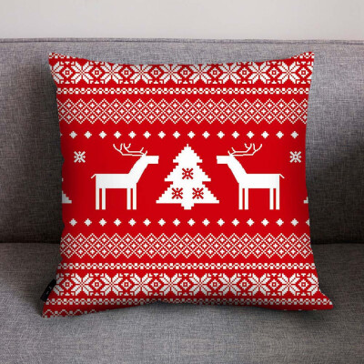 

〖Follure〗Print Pillow Case Polyester Sofa Car Cushion Cover Home Decor