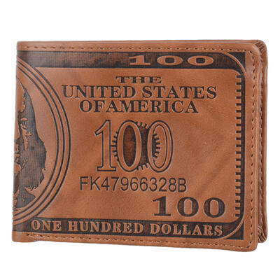 

Ultra Slim Folding PU Leather Mens Wallet - Dark Coffee