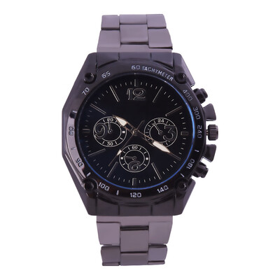 

Explosion models mens tall business alloy steel belt watch digital quartz watch mens section