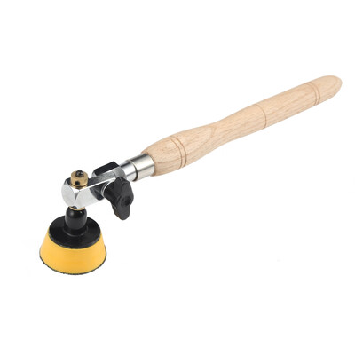 

Universal Angle Polisher with Wooden Handle Sander Block Woodworking Tool